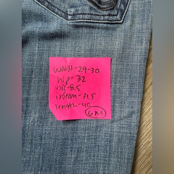 VTG Rock & Republic Denim Jeans Kasandra Fit And Flare Size 6 M 29 30 Blue Wash - Picture 11 of 13